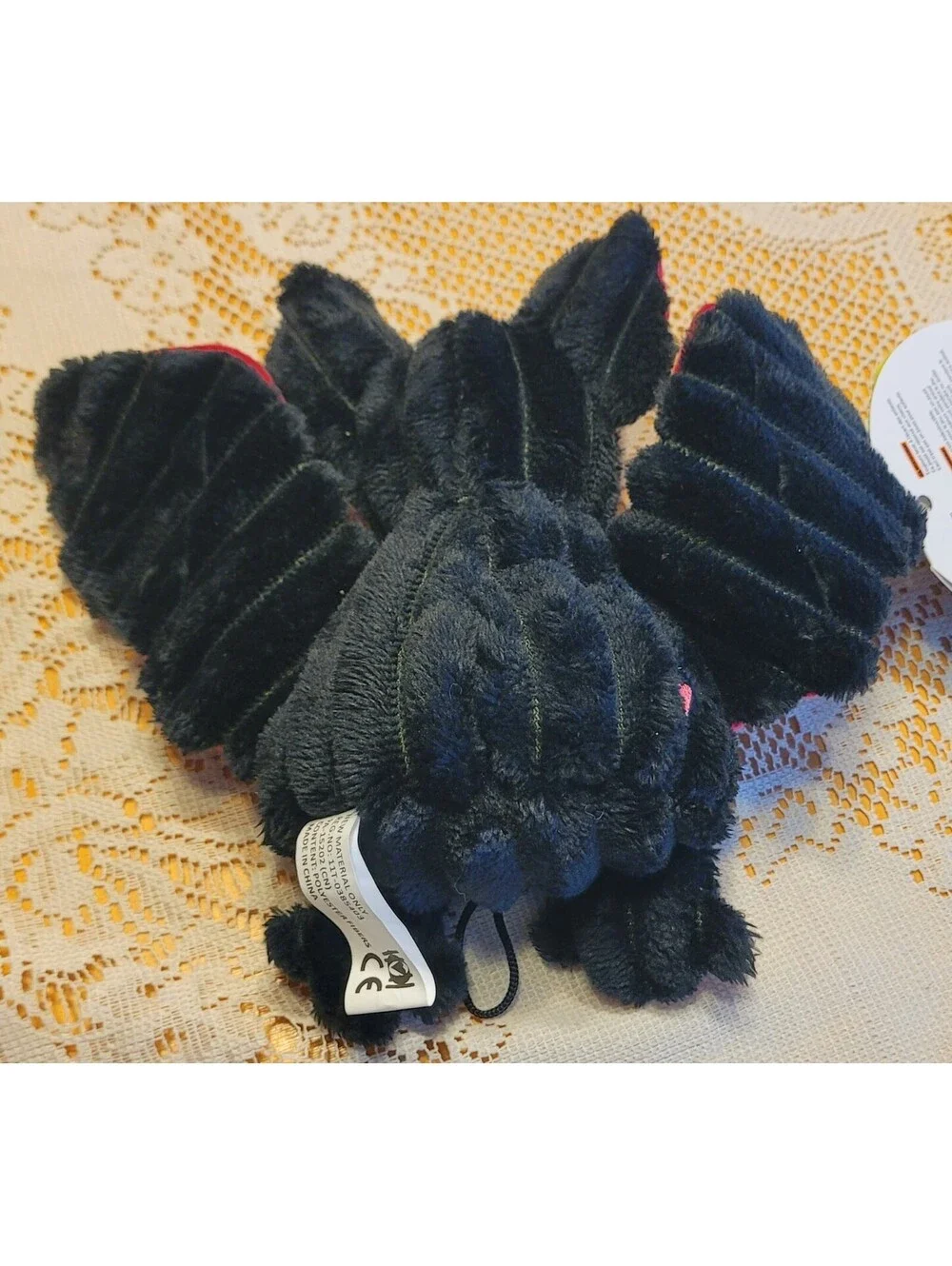 🎃 Huggle Hounds Tuffut Toys Squeaky Halloween Cute  Bat Chew Toy